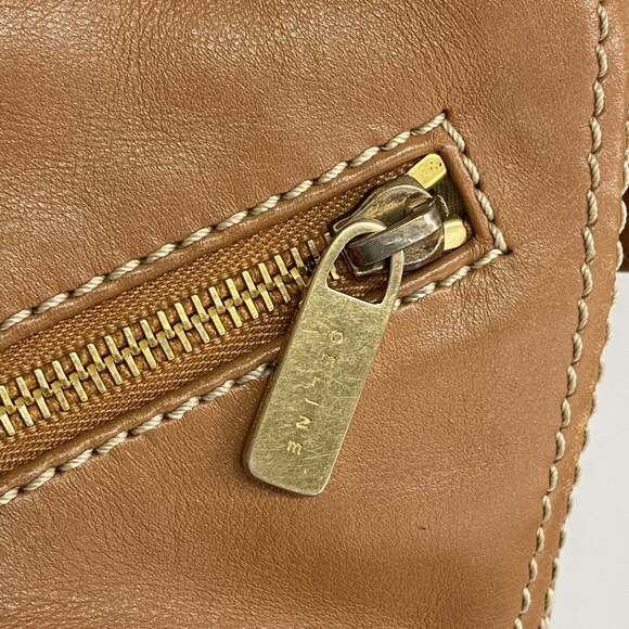 Celine Boogie Leather Handbag in Light Brown for Women - Picture 11 of 14